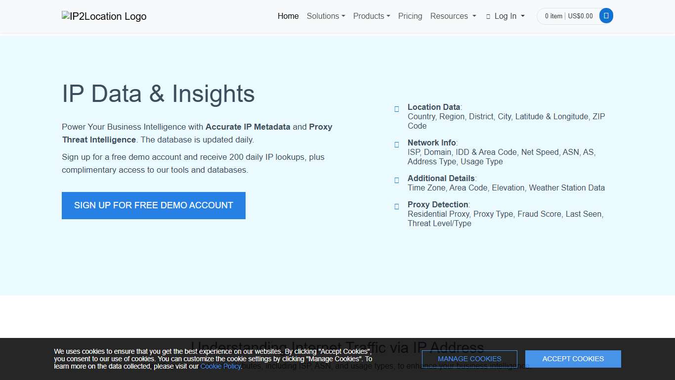 IP Address to IP Location and Proxy Information | IP2Location
